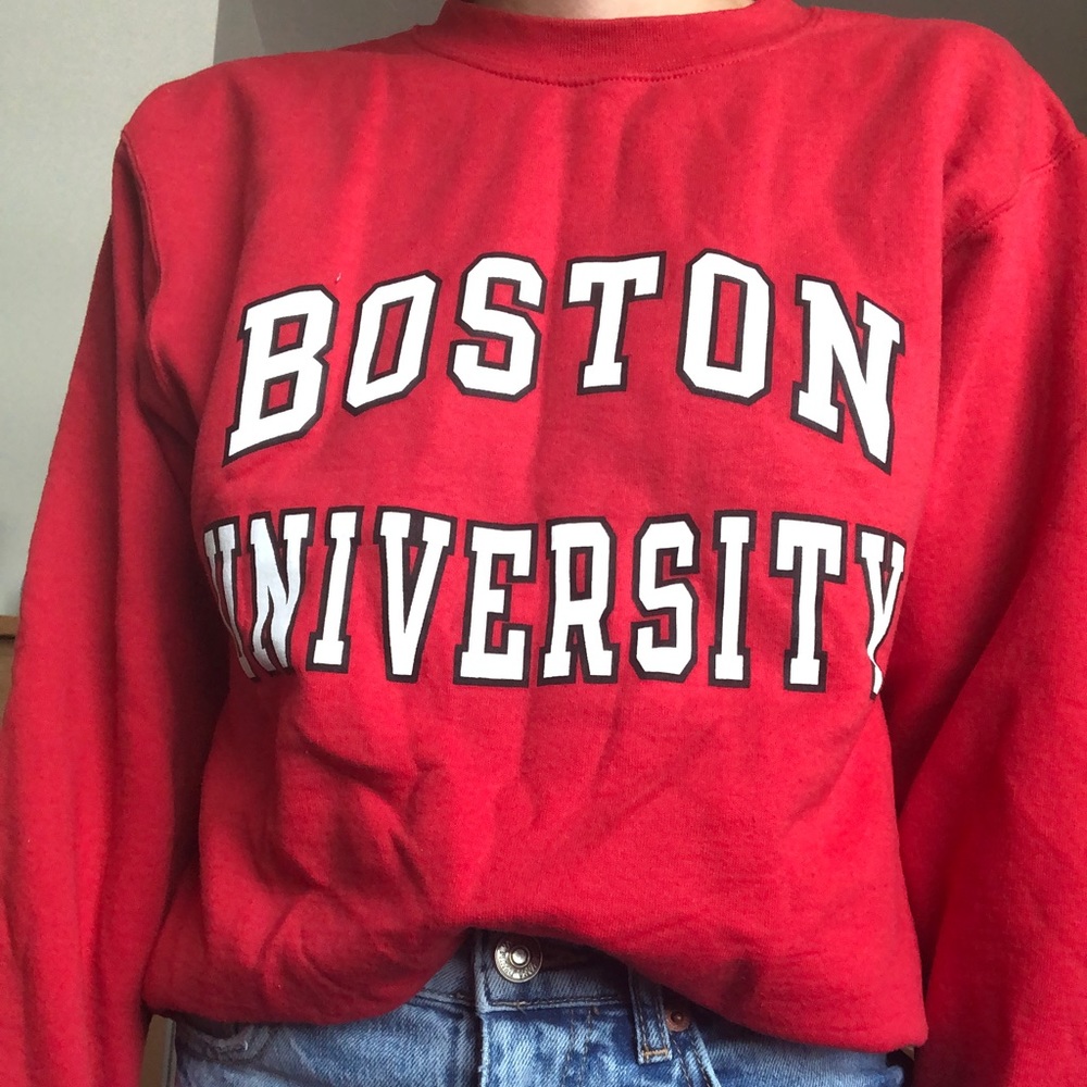 Boston University sweatshirt